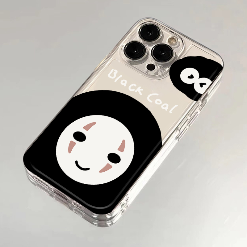 抽象趣味全包超薄透明手机壳防摔