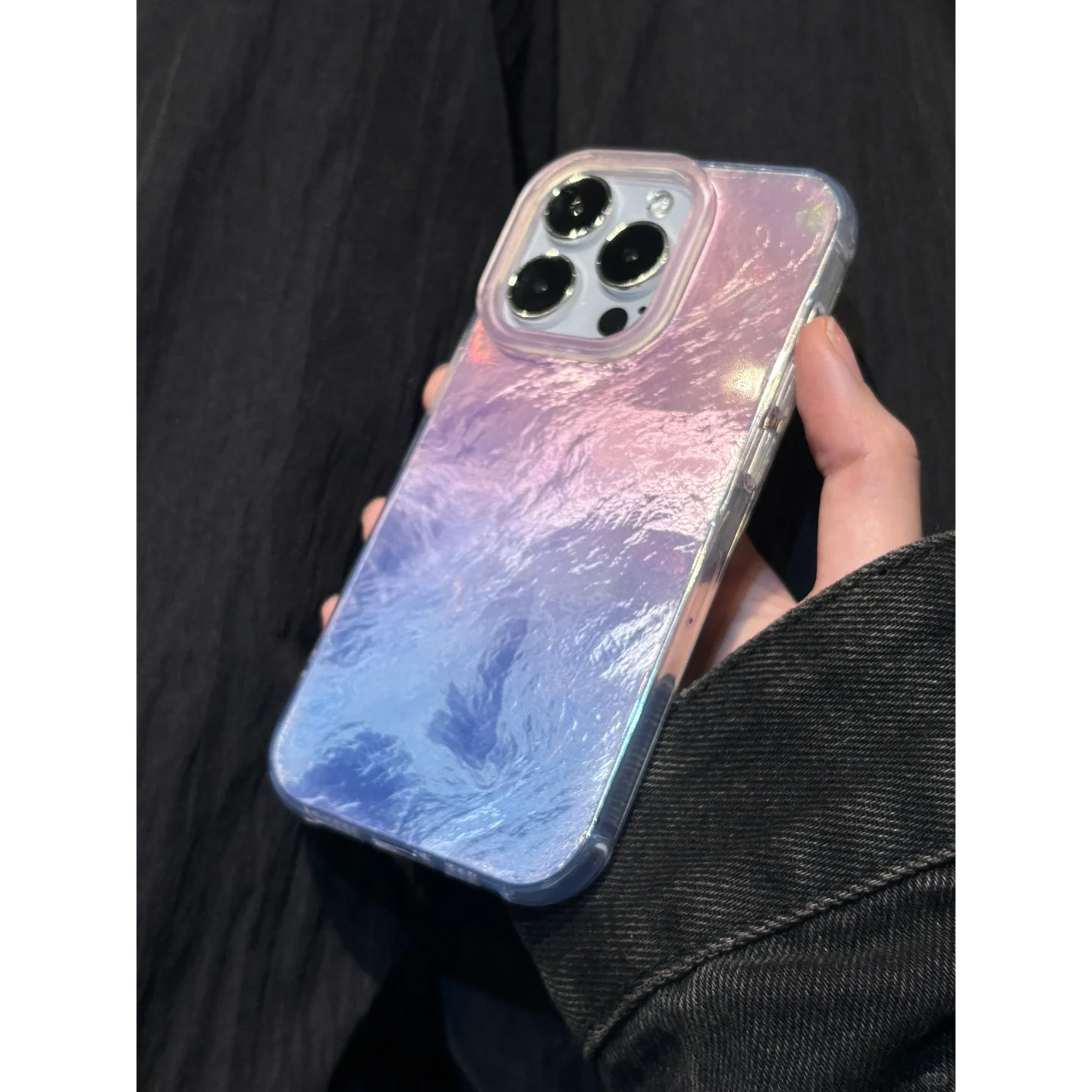 渐变晕染适用苹果16手机壳iPhone15promax新款华为mate60荣耀vivos19时尚opporeno12小米14红米note13个性女