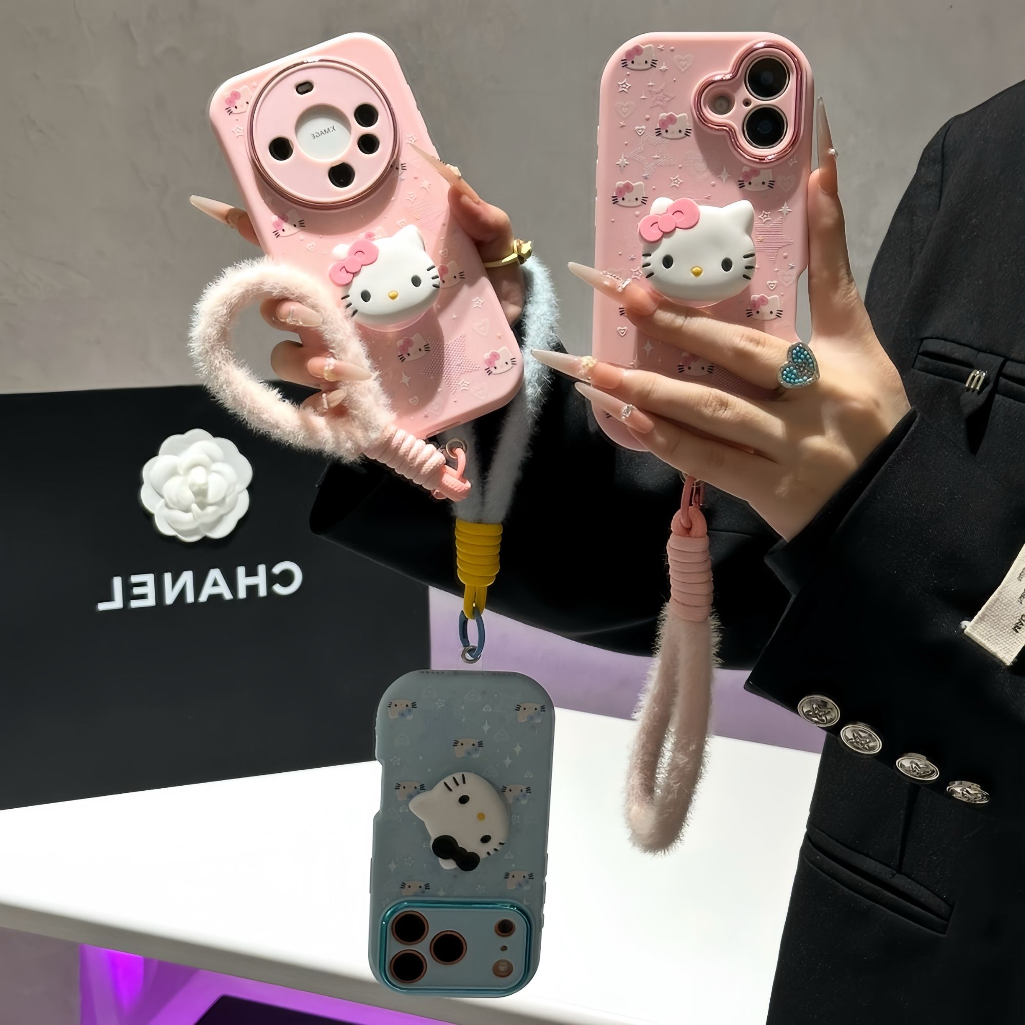 趣味可爱kt支架手机壳防摔