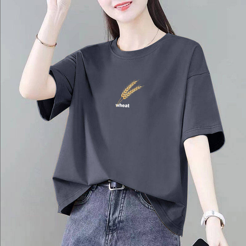 韩国小个子短袖t恤女2026夏季新款时尚洋气百搭宽松减龄显瘦上衣