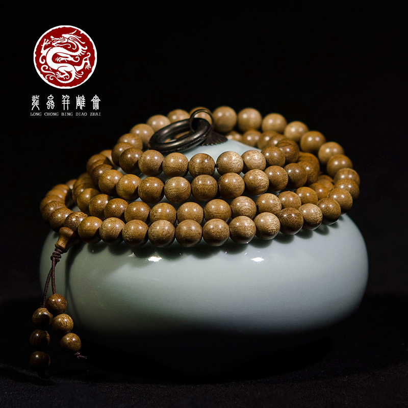 四川金丝楠木108手串阴沉木乌木