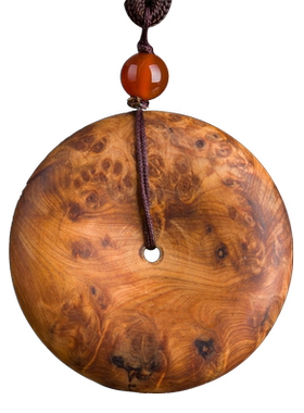 平安扣挂坠毛衣链太行崖柏