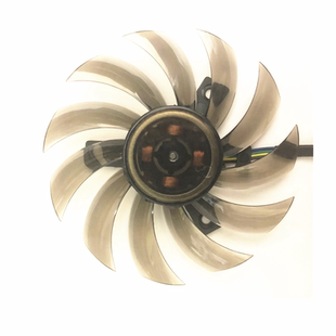 适用台式机显卡风扇 T128010SU 8010 4线温控散热风扇