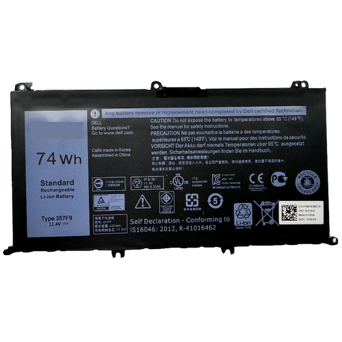适用戴尔 15-5568 燃7000 WDXOR 7560 7569 7460 7472 笔记本电池