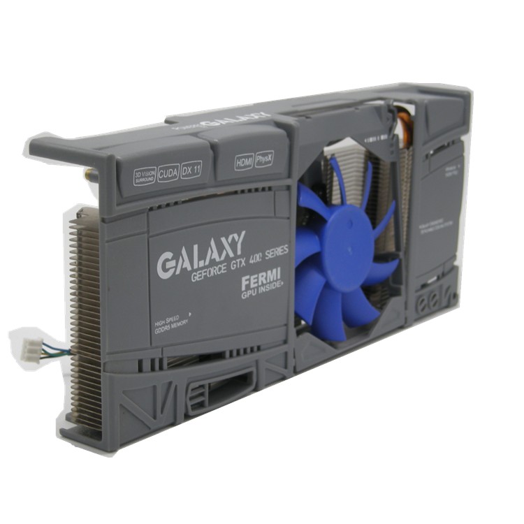 适用技嘉 GALAXY GTX400 SERES FERMI 台式电脑显卡风扇散热器