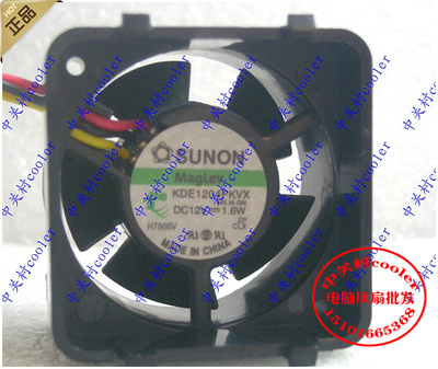 SUNON KDE1204PKVX 防火墙DC12V=1.6W H75678服务器4020风扇