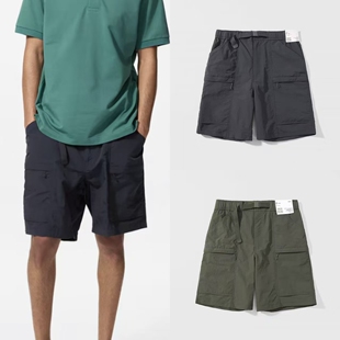 男2025夏季 短裤 新款 休闲裤 463870 男装 子470617 尼龙宽松直筒工装