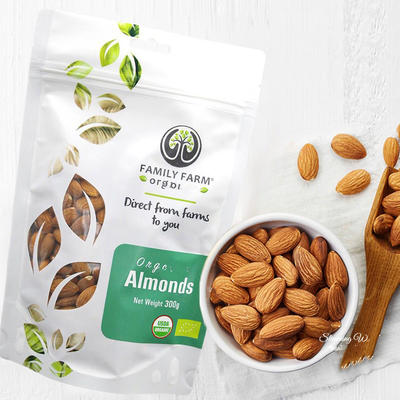 Family Farm Organics: Almonds, Almonds, Happy Pecans, Brazilian Cashew nuts, Raw nuts