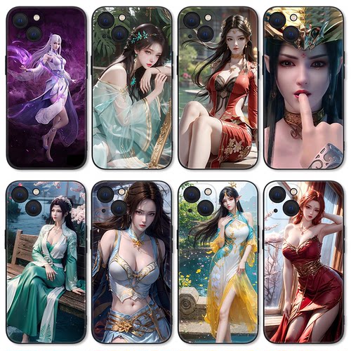 斗破苍穹美女手机壳美杜莎硅胶软