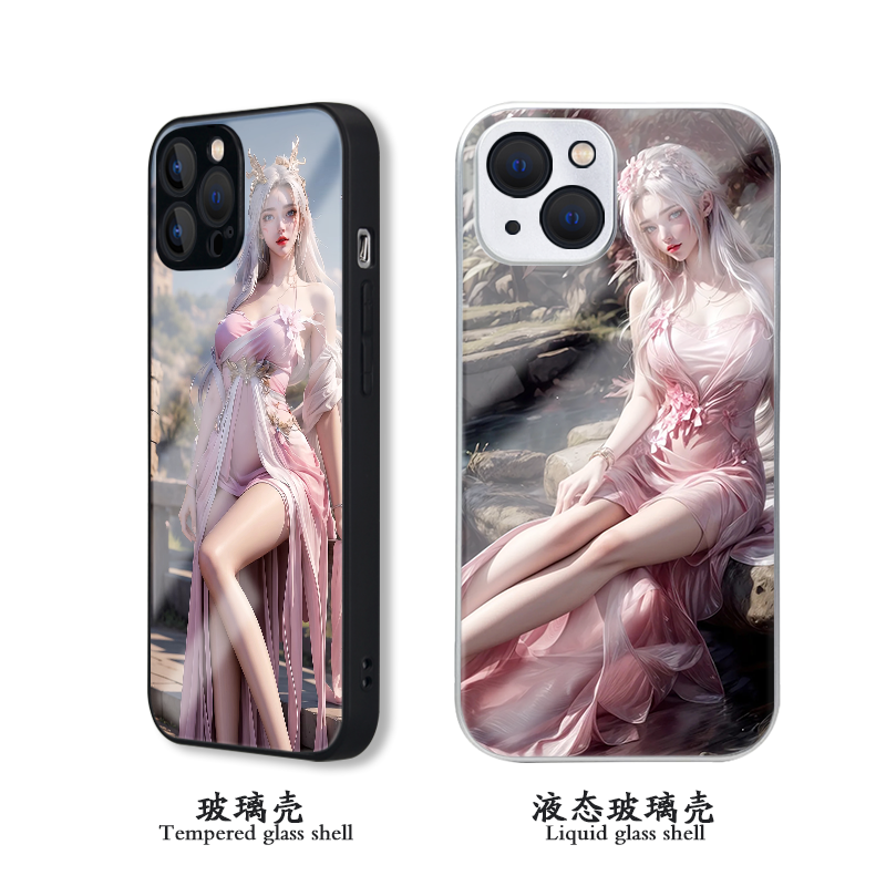 完美世界天狐仙子美女钢化玻璃壳