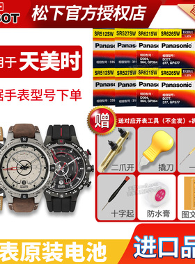 适用TIMEX天美时手表电池6724 6726 T2H331 T2M467 T2N200男女石英表专用进口纽扣电子