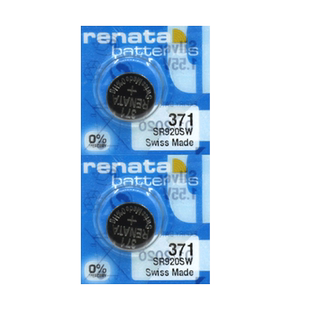 Renata瑞士371 SR920SW纽扣电池手表专用通用lr920s进口371a型号9.5*2.1 SR69 AG6 SG6 LR69 171 LR921