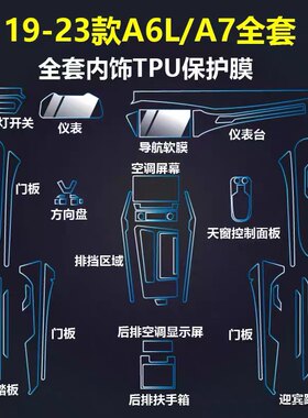 20-23款奥迪A6LTPU保护贴膜