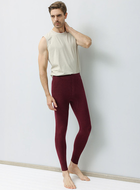 金纺棰6233 中厚无缝针织保暖裤男 97%羊毛秋冬修身绒线裤25秋冬