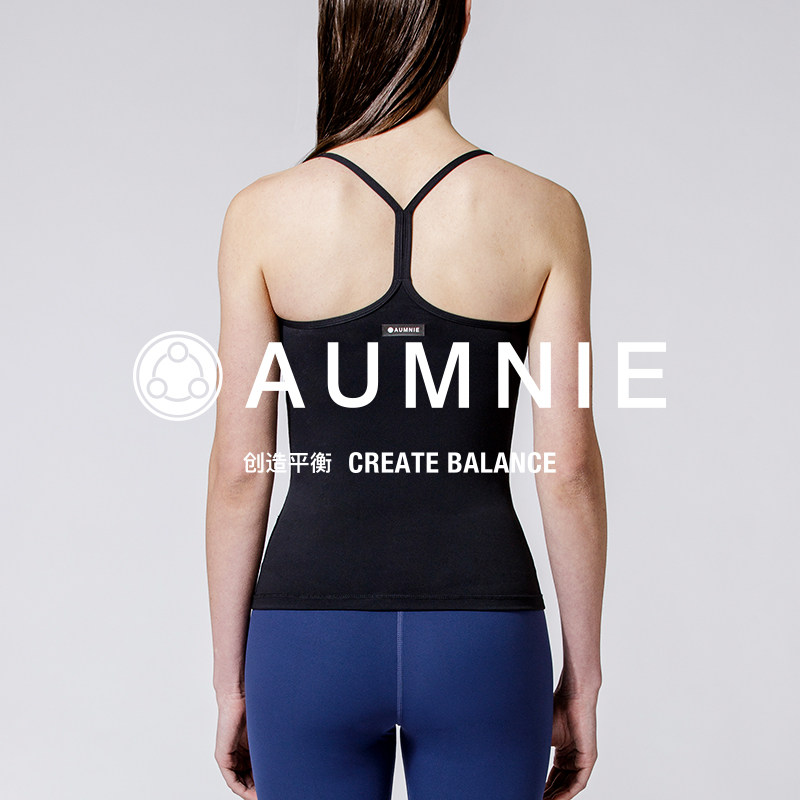 AUMNIE澳弥尼日常动力背心含胸垫显瘦防震聚拢收副乳瑜伽中低强度,运动服/休闲服装,运动背心,淘宝优惠券,粉丝福利购,淘宝优惠卷
