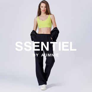 AUMNIE澳弥尼宽腿运动休闲卫裤女舒适透气瑜伽健身跑步