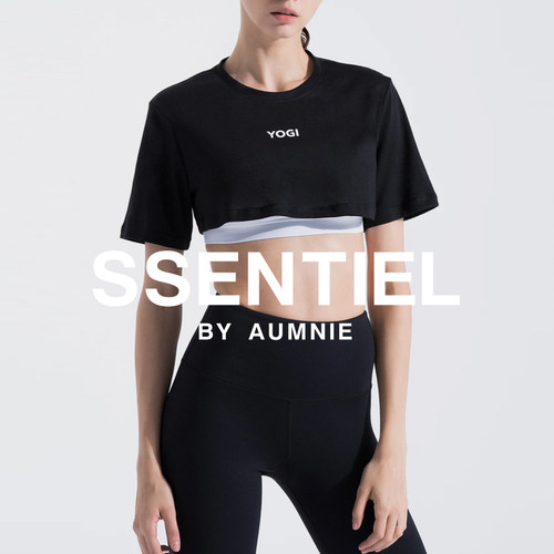 aumnie澳弥尼超高露脐罩衫瑜伽