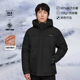 新款 厚外套男 海澜之家男士 中年爸爸连帽羽绒服冬季 石墨烯 HLA