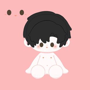 世界之外同人玩偶40cm易遇顾时夜棉花娃娃一番赏夏萧因仿娃二次元