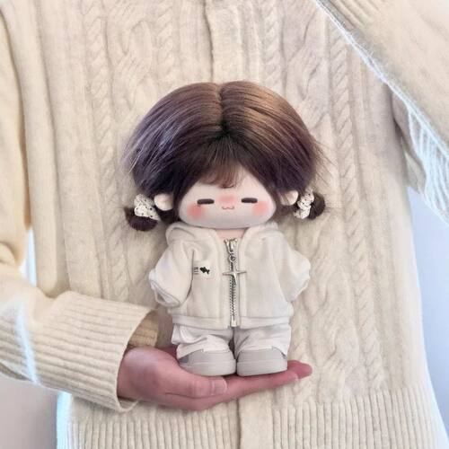 棉花娃娃可爱猫耳帽换装套装娃衣