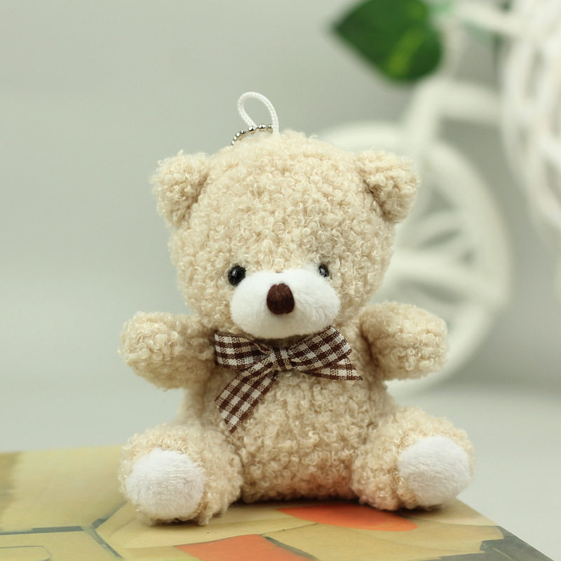 领结小熊玩偶公仔挂件可爱毛绒玩具包包汽车钥匙扣生日礼物
