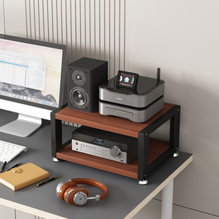 小尺寸桌面功放机架耳机放大器支架解码器CD机声卡调音台支架子