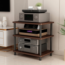 【实木夹芯】大尺寸功放机架胆机支架甲类发烧CD机黑胶唱片机柜子