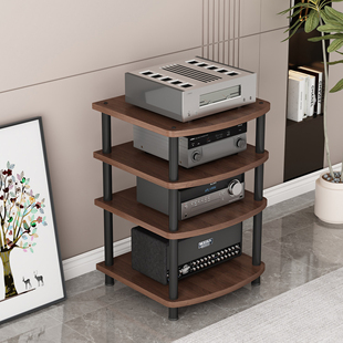 功放机架后级胆机甲类功放收纳架CD机音响解码器放大器机柜脚架子