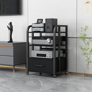 带抽屉功放机架胆机支架音响架HiFi音箱机柜CD机柜子调音台点歌机