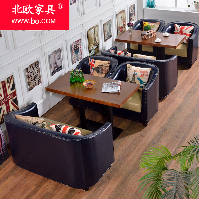 西餐厅卡座沙发