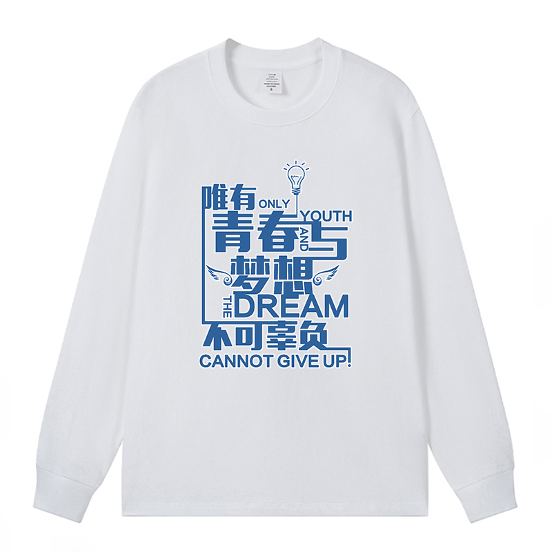 同学聚会t恤班服定制学生运动会长袖活动文化衫团建工作服印logo