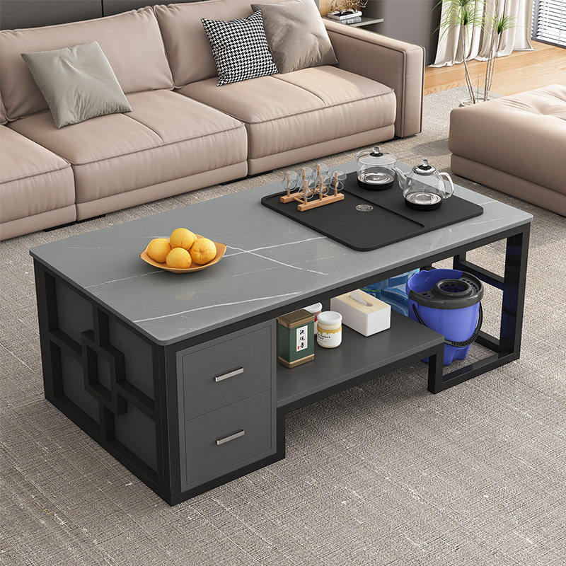 岩板茶几泡茶一体客厅家用茶具茶台一整套2025新款办公室功夫茶桌,住宅家具,茶几,淘宝优惠券,粉丝福利购,淘宝优惠卷