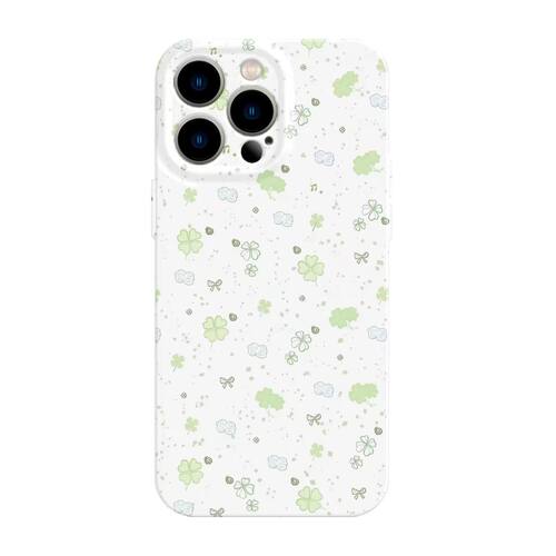 点点四叶草适用iPhone14Pro/17手机壳11/6/xr苹果14/15Promax软情侣8p手机壳简约