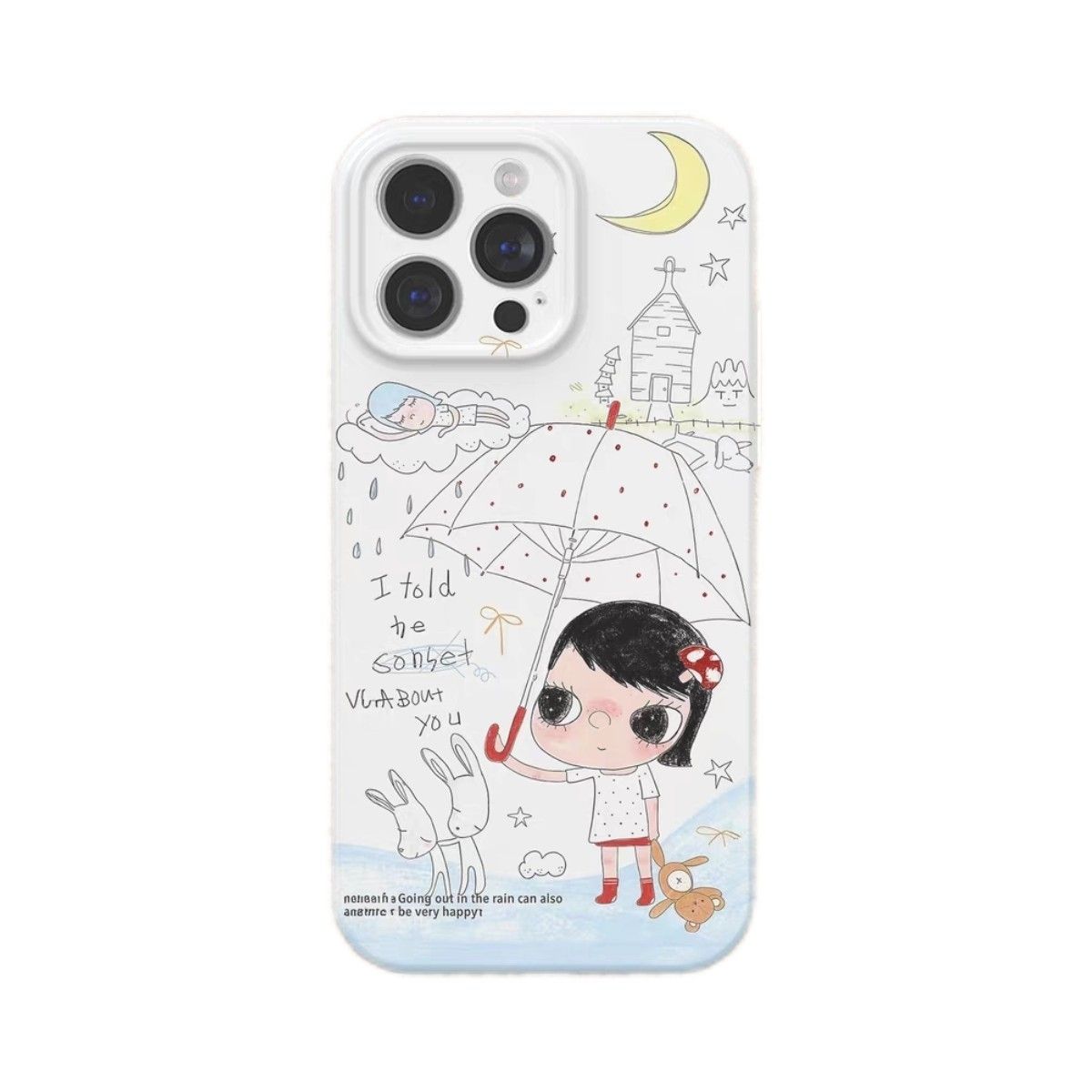 打伞美智适用iPhone14Pro/17手机壳11/6/xr苹果14/15Promax软情侣8p手机壳