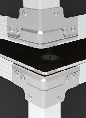 Penn Elcom番尔康航空箱配件板材公母角撑型材压边连接角FW20