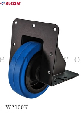 Penn Elcom番尔康航空箱4寸橡胶脚轮侧装重型工业脚轮W2100K