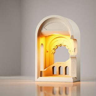 壁光里无火香薰蜡烛融蜡灯卧室书房融烛氛围灯新婚男女生结婚礼物