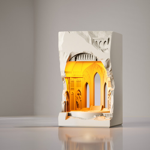 壁光里无火香薰融蜡灯氛围感高级