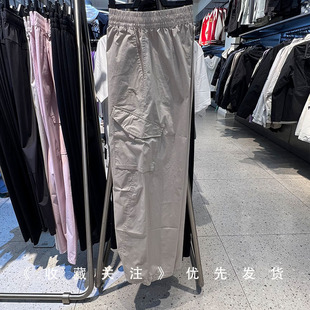 安踏阔腿伞兵裤女2026夏季薄款工装直筒休闲裤运动长裤162628506