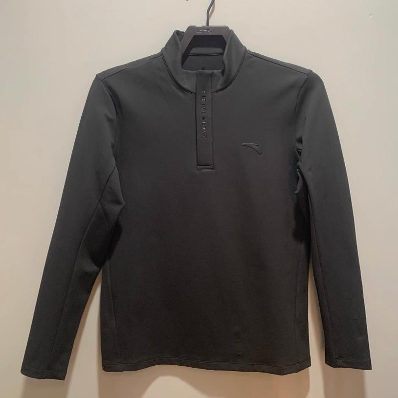 ANTA/安踏新款男立领长袖T恤套头卫衣舒适圆领打底衫152517409