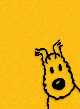 EONE镂空车贴萌宠可爱狗狗探头车身玻璃电动车电脑拉杆箱防水贴纸