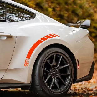 通用汽车贴纸轮眉划痕反光防水叶子板个性 饰遮盖车身汽车贴纸 改装