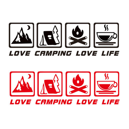 露营汽车装饰贴纸越野LOVELIFE