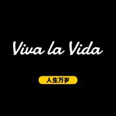 Viva 饰贴 创意英文汽车贴纸摩托车电动车装 Vida人生万岁个性
