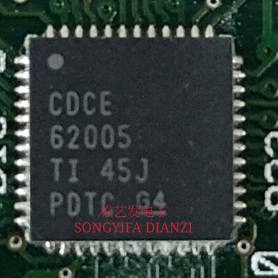 CDCE62005RGZR  CDCE62005  QFN48封装 时钟合成器 原装拆机