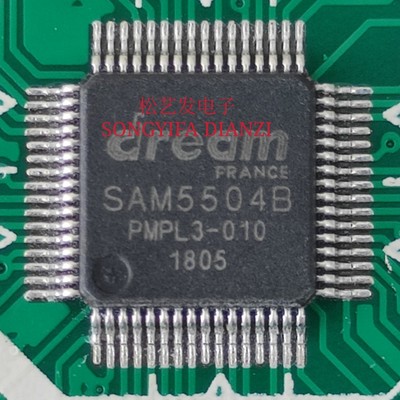 SAM5504B  QFP64封装 音频处理器芯片  原装拆机IC 质量保证 询价