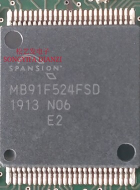 MB91F524FSD  LQFP100封装  SPANSION  原装拆机  质量保证