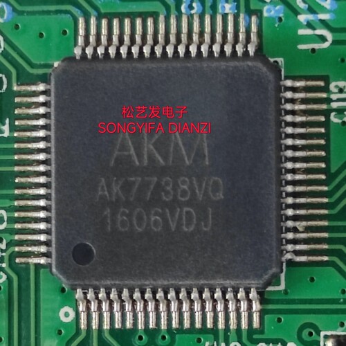 AK7738VQ QFP64封装 音频解码芯片 原装拆机IC 质量保证 现货询价