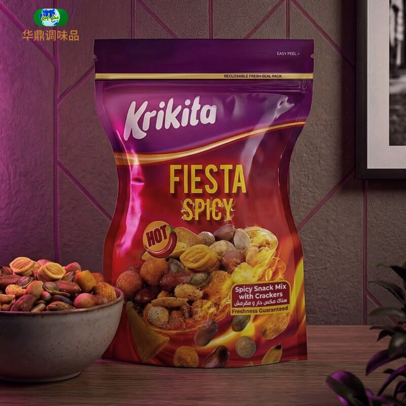 Krikita FIESTA SPICY 黎巴嫩进口辣味什锦坚果和薄脆饼干