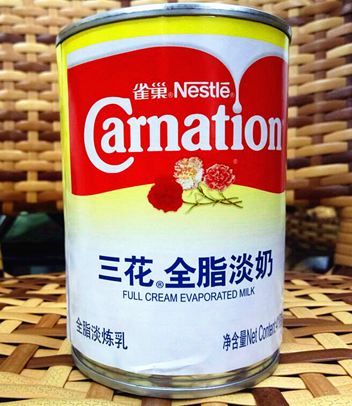 雀巢nestle carnation 三花全脂淡奶 全脂淡炼乳 410g